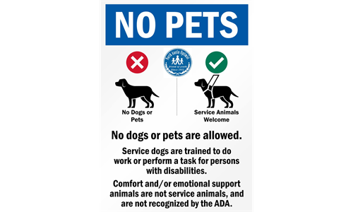 NO PETS ALLOWED